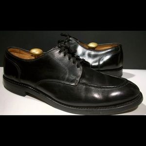 ALLEN EDMONDS BRADLEY BLACK SPLIT TOE OXFORDS
